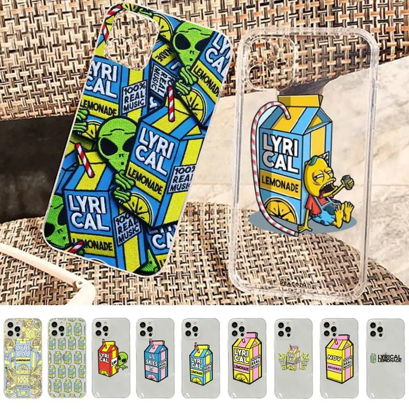 New Aliens Drink Lyrical Lemonade Phone Case for iphone 13 11 12 pro XS MAX 8 7 6 6S Plus X 5S SE 2020 XR case