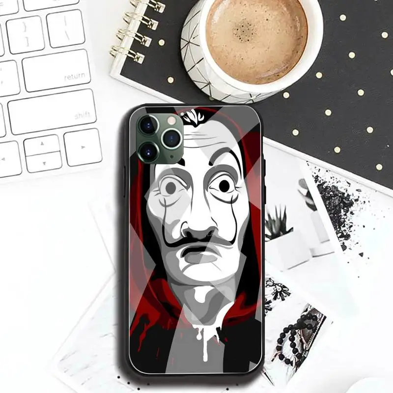 spain tv money heist house paper phone case tempered glass for iphone 12 pro max mini 11 pro xr xs max 8 x 7 6s 6 plus se 2020 free global shipping