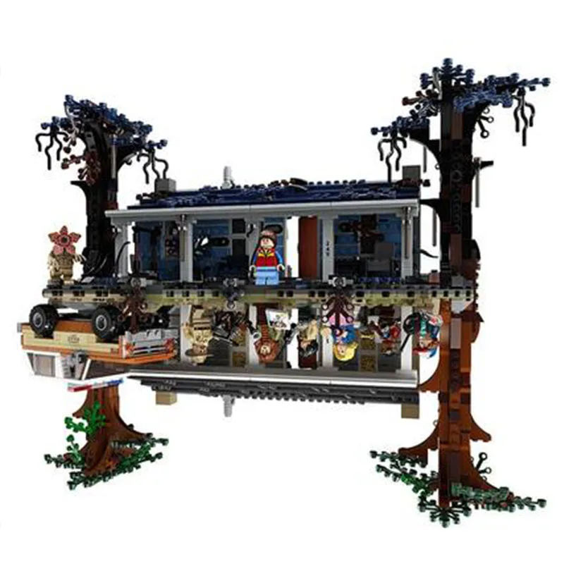 Конструктор Lepining Stranger Things 2499 шт. набор строительных блоков с перевернутыми