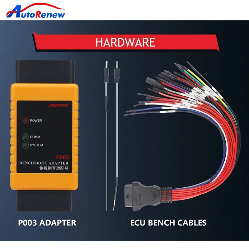 

OBDSTAR P003 комплект P003 адаптер с ECU настольные кабели, работающие с OBDSTAR X300 DP/ X300 DP PLUS/ X300 PRO4/ Key Master DP