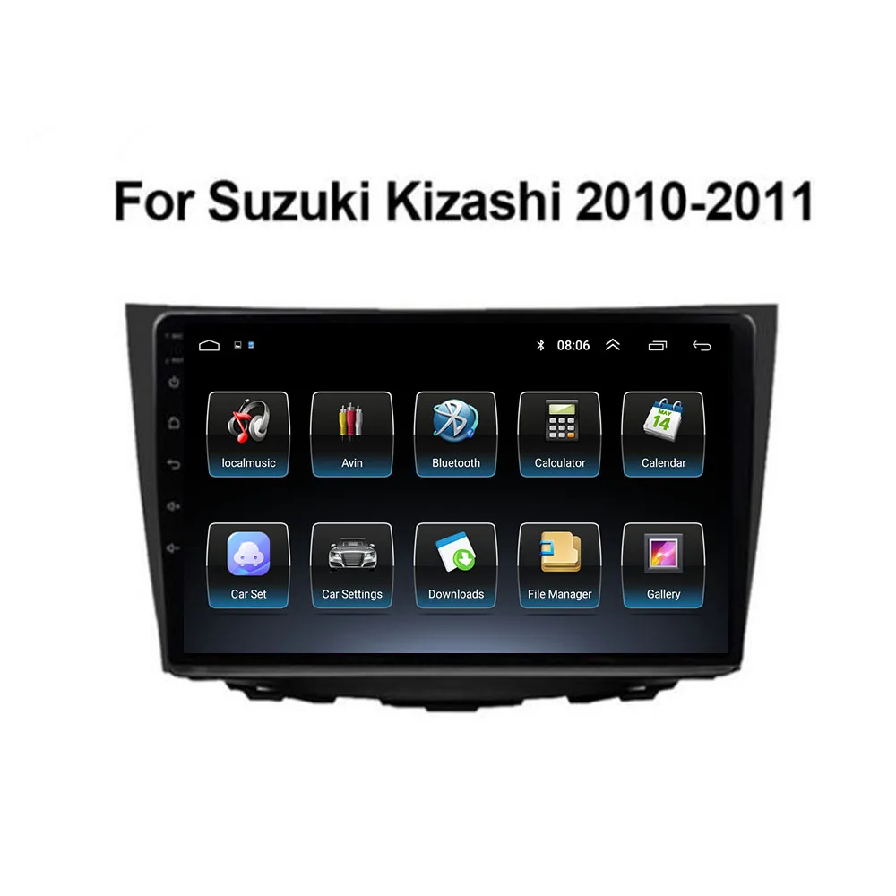 Для Suzuki Kizashi 2010-2011 Gps стерео автомобильный мультимедийный плеер Радио Android 11 0