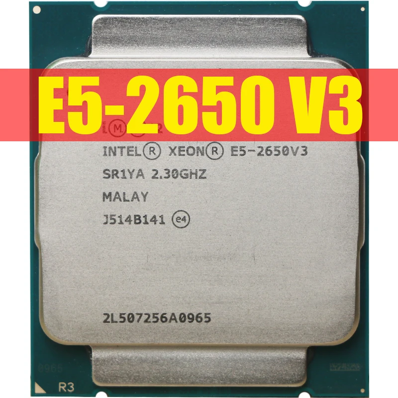 Процессор Intel Xeon E5 2650 V3 SR1YA 2 3 ГГц 10 ядер 105 Вт сокет LGA 2011 процессор 2650V3|Процессоры| |