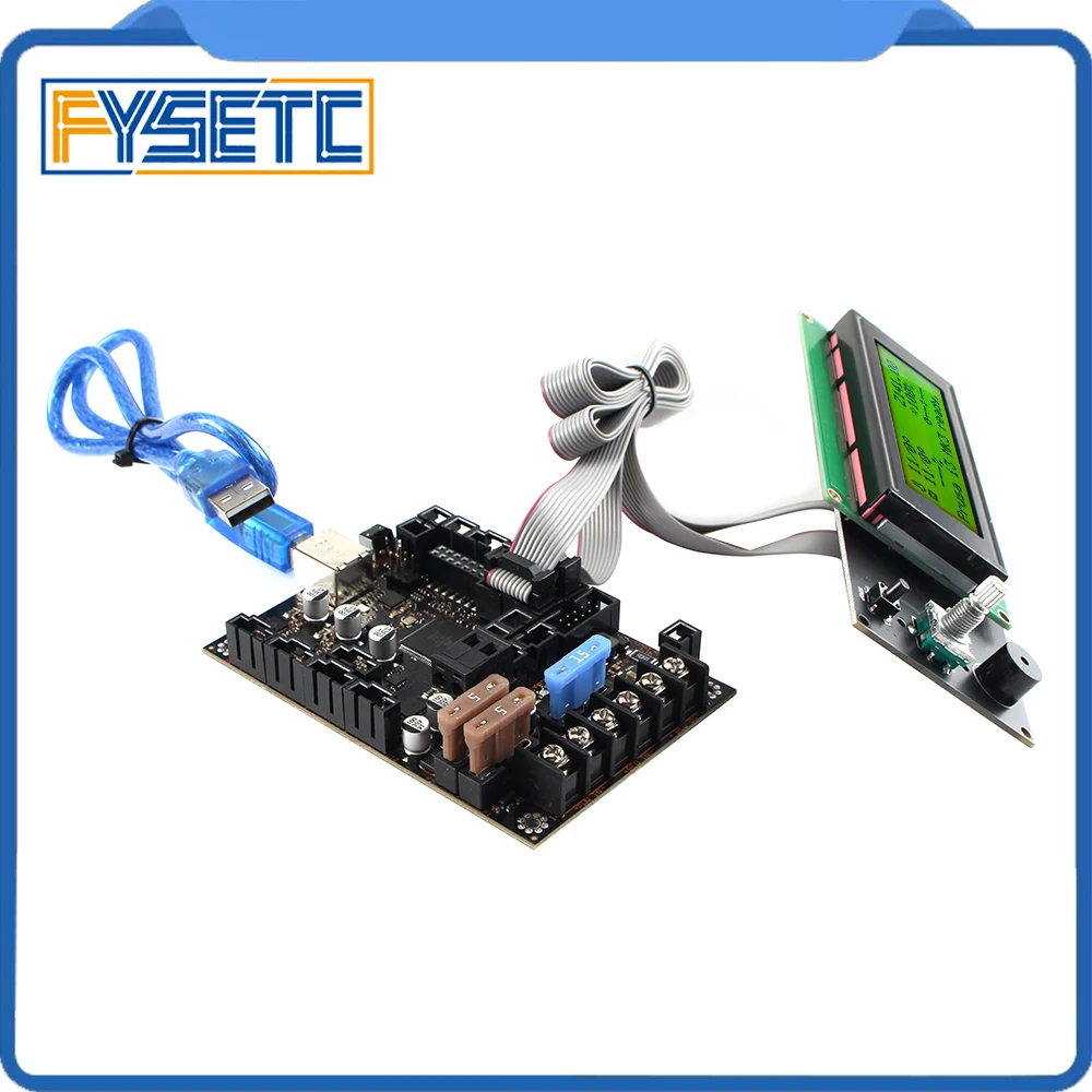 2004 ЖК-дисплей + системная плата EinsyRambo 1.1b для Prusa i3 MK3 с 4 транзаминовыми TMC2130