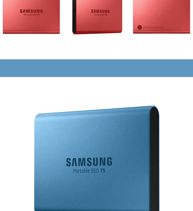 samsung SSD 500GB 1 ТБ внешний твердотельный диск T5 USB3.1 type-C портативный жесткий диск для ноутбука Настольный ПК