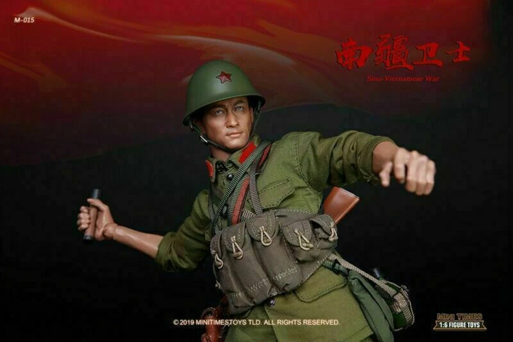 

1/6 scale Mini times toys M015 PLA Sino-Vietnamese War Male Action Figure Model for fans collection toys full set figure doll
