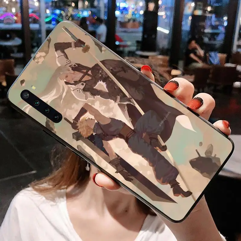 

HUAGETOP final fantasy 7 Phone Case for Xiaomi Mi Note 10 Lite Mi 9T Pro xiaomi 10 10 CC9 Pro