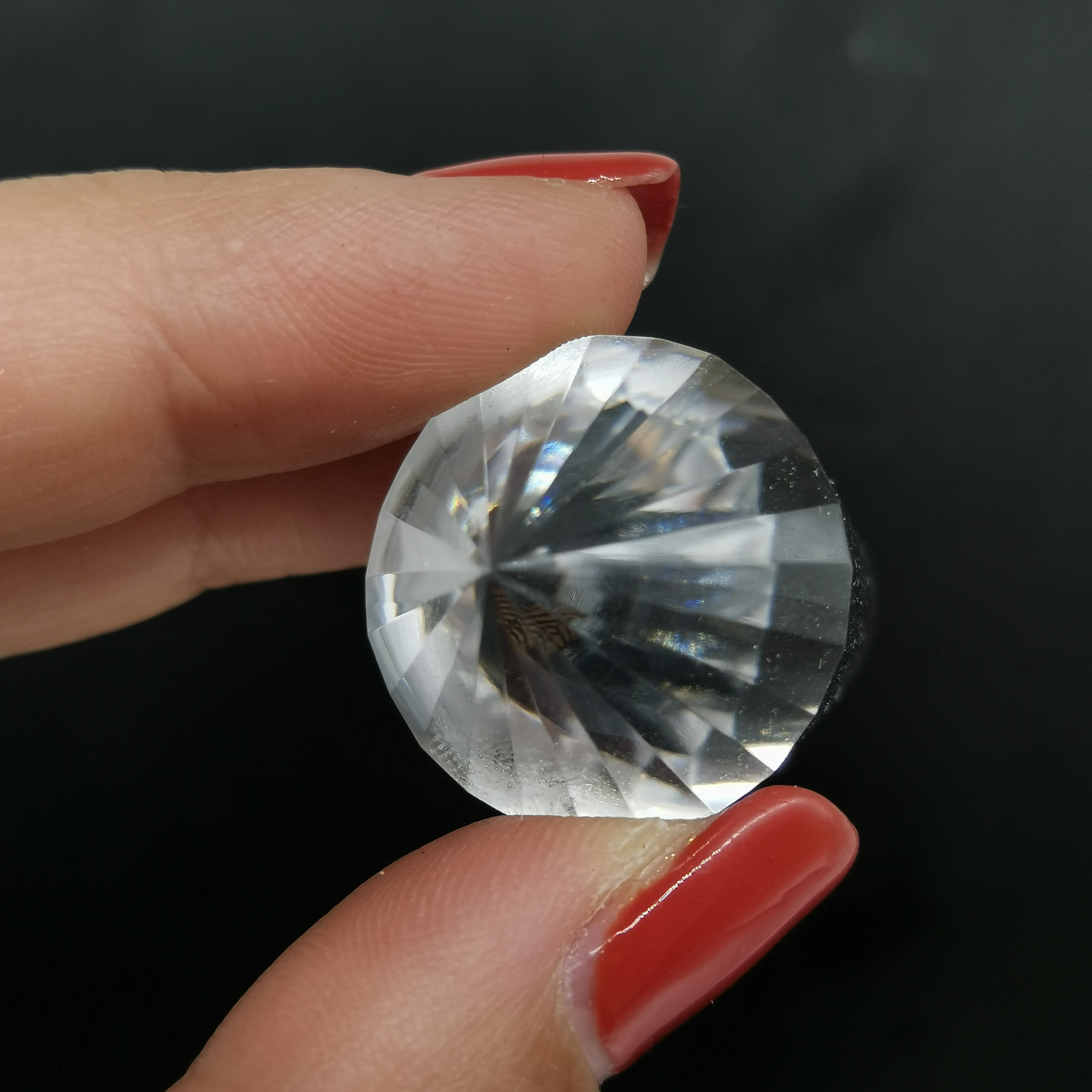 Высококачественный натуральный кристалл 38 г прозрачный кварцевый Vogel Healing