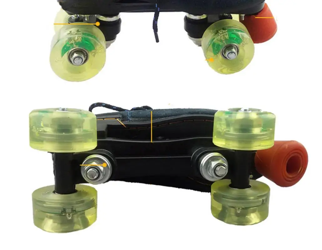 Черные роликовые коньки из воловьей кожи 4 колеса обувь Pantine женская мужская