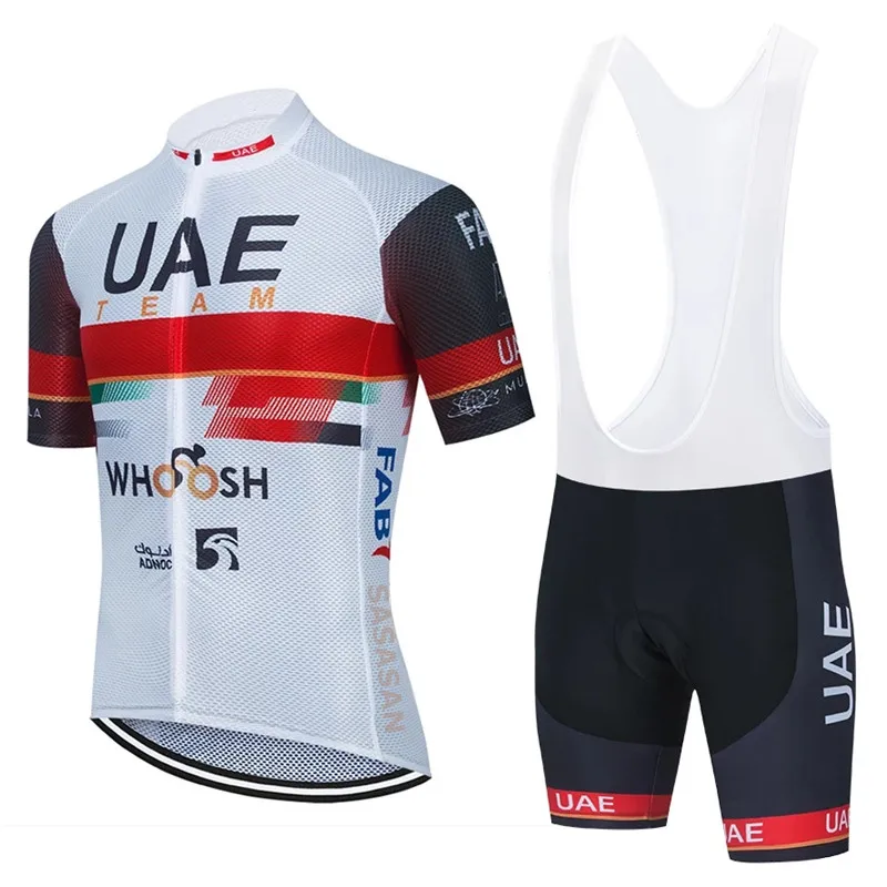 

UAE-2021-Men's Professional Cycling Team Jersey And Quick-Drying 20D Air Cushion Jersey And Shorts