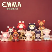 POPMARTS Blind Box Emma Cartoon Bear Bunny Surprise doll Random Box set Toys Collectibles Figure Character Model Gifts For Girls
