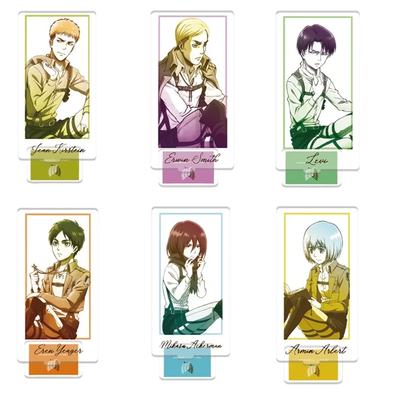 

Attack On Titan Peripheral Acrylic Transparent Stand Square Desktop Decoration