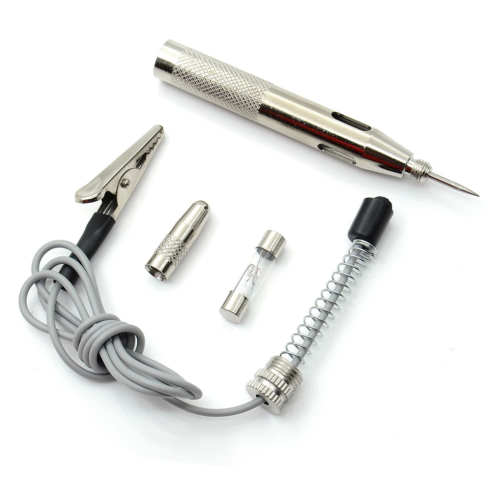 New Auto Car Light Circuit Tester Lamp Voltage DC 6V 12V 24V Copper Test Pen Detector Probe System |