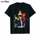 Забавная футболка Yu Hakusho с принтом отряда Yusuke Kazuma для манги в готическом стиле хип-хоп футболка в стиле Харадзюку уличная одежда мужская забавная шикарная крутая футболка в стиле K-POP с аниме