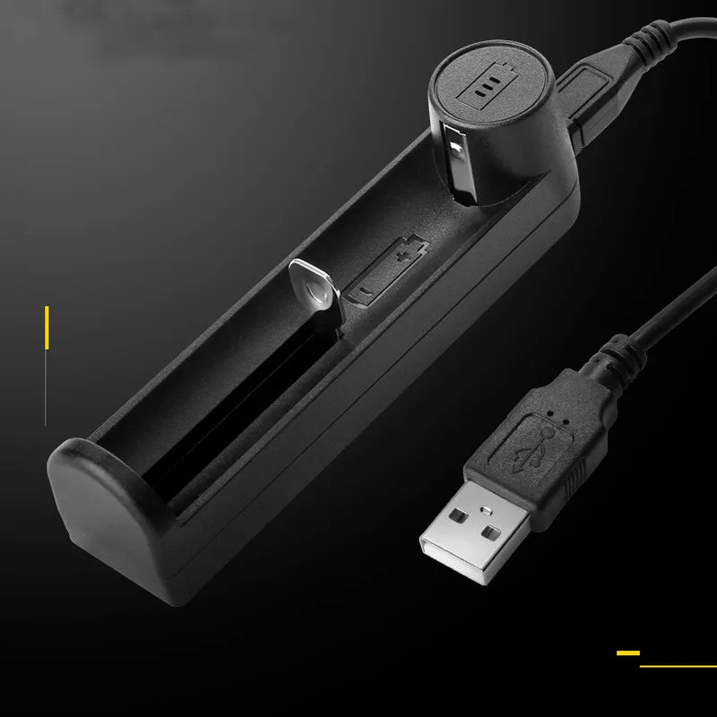 Универсальное умное зарядное устройство с 1 слотом USB 18650 26650 18350 32650 21700 26700 26500 |