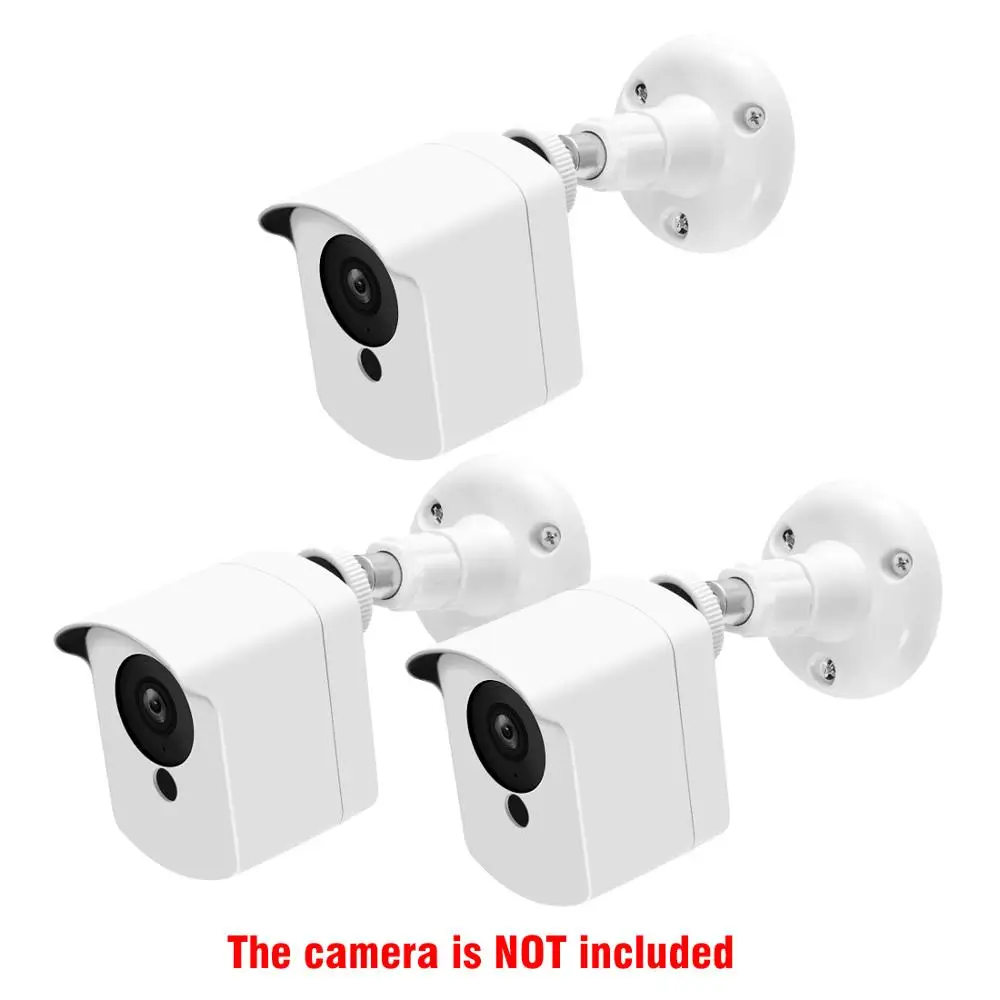 Для камеры Xiaomi Mijia Xiaofang 1 S/Wyze Cam настенный кронштейн регулируемый на 360 градусов для помещений/улицы чехол-подставка - Цвет: WHITE03