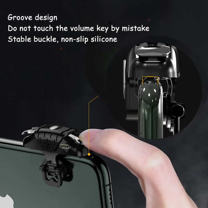 Мобильный контроллер PUBG джойстик 30 выстрелов в секунду игровой триггер L1R1 кнопка