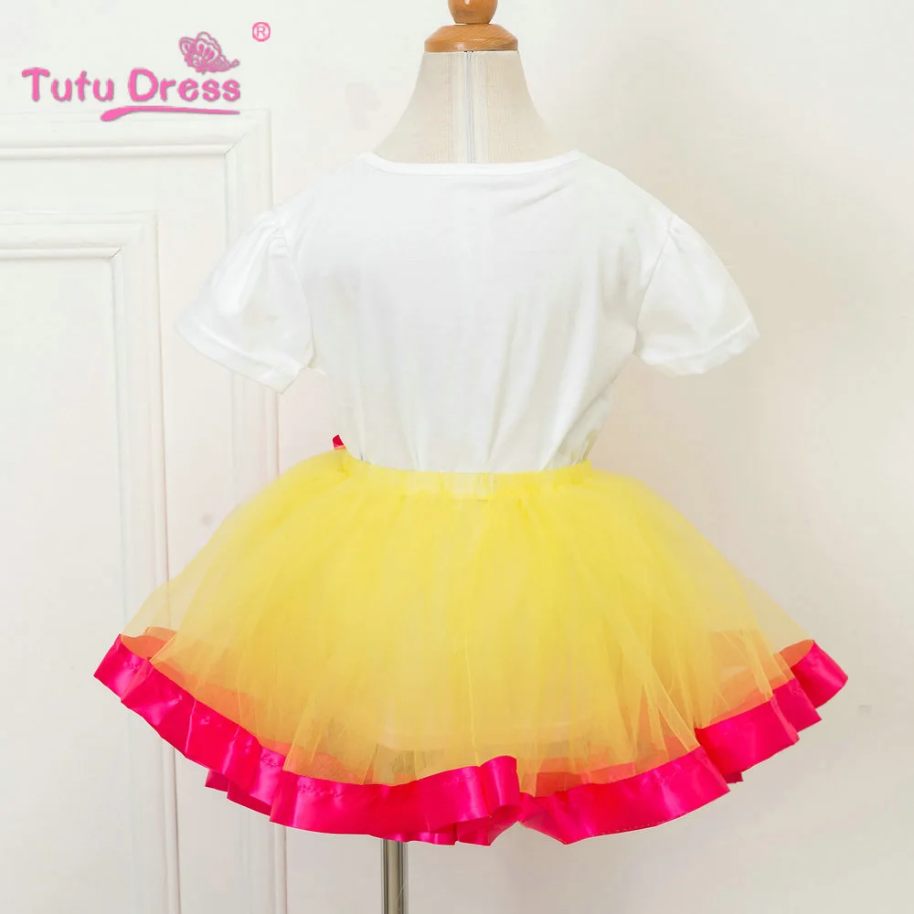 Розничная продажа комплект одежды для дня рождения с цветами новинка 2018 летняя