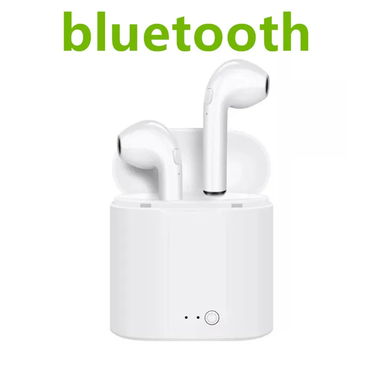 Беспроводные Bluetooth наушники I7s TWS стереонаушники гарнитура с зарядным боксом