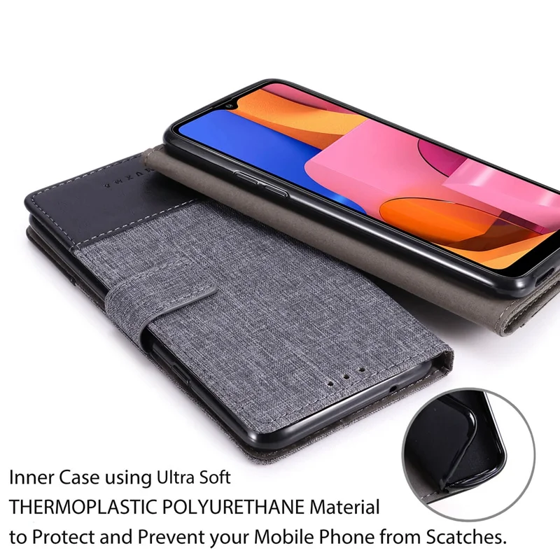 Флип чехол для Samsung Galaxy A2 Core Xcover 4 4s A9s A9 A6 A8 Plus A7 2018 A90 A5 A3 2017 из искусственной кожи с