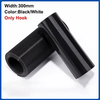 1meter 300mm wide hook and loop tape strips sew on no adhesive fastener hook tape black for diy crafts home clothing accessories