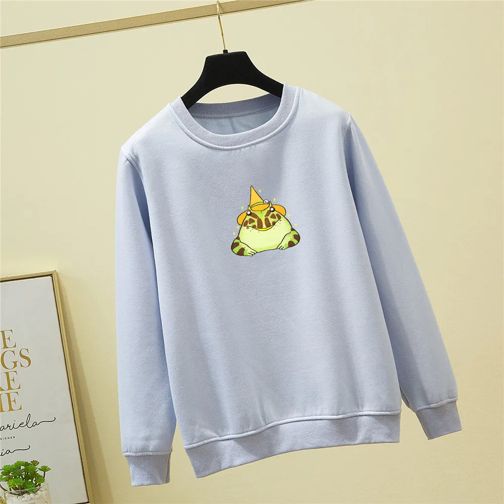 Winter Goth Oversized Crewneck Sweatshirt Plus Size Womens Crew Neck Hoodies Womans Tops Clothing Fashionable Yellow Sweetshirts