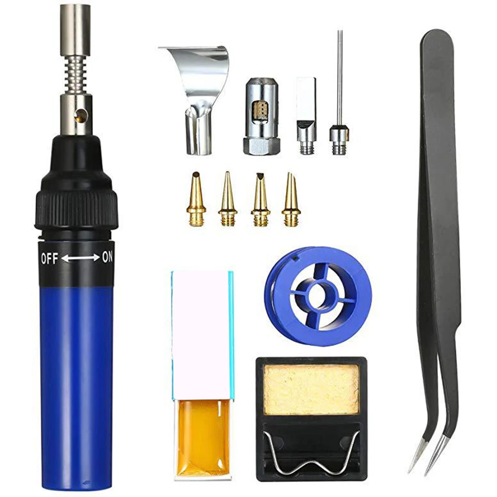 

1300 Celsius Butane Gas Welding Soldering Irons Welding Pen Burner Blow Torch Gas Soldering Iron Cordless Butane Tip Tool