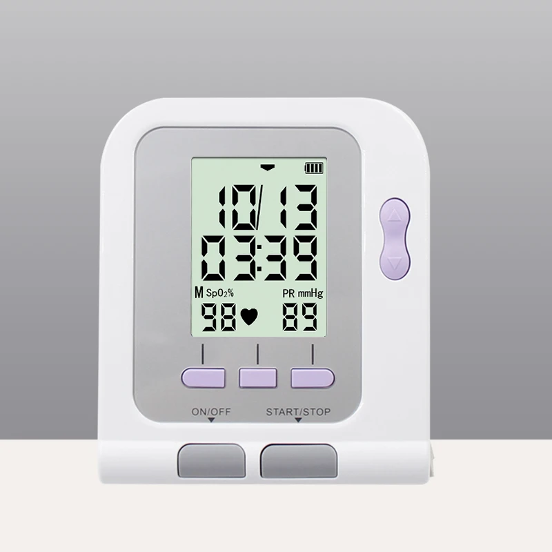 CONTEC08C Automatic Digital Blood Pressure Monitor BP Sphygmomanometer Heart Beat Rate Pulse Meter Large Screen |