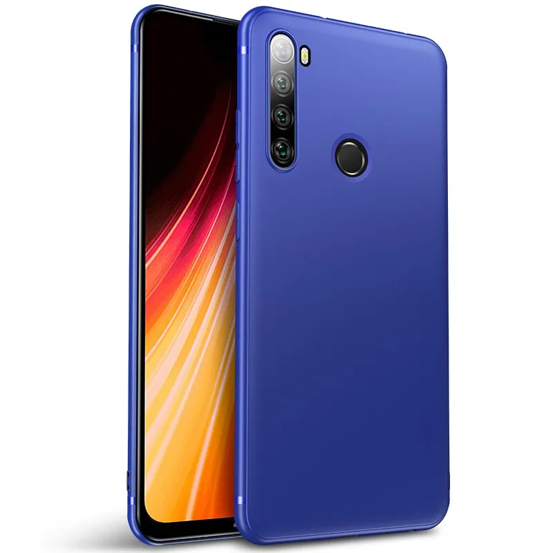 Матовый чехол для xiaomi redmi note 8t мягкий силиконовый тонкий Чехол-книжка 6 3 дюйма 8T |