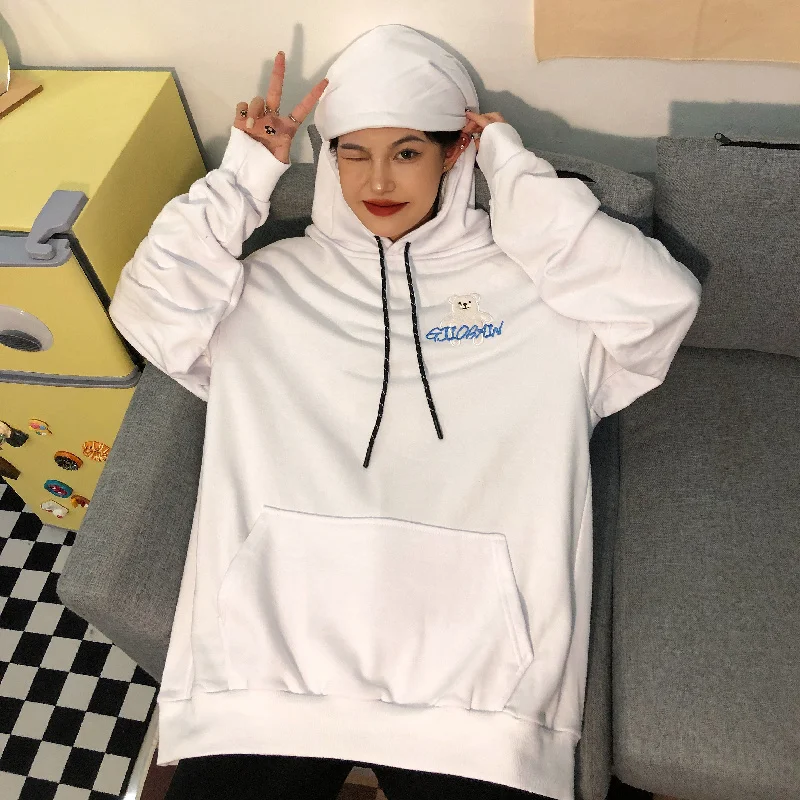 

Женский трехмерный свитер с капюшоном и длинным рукавом