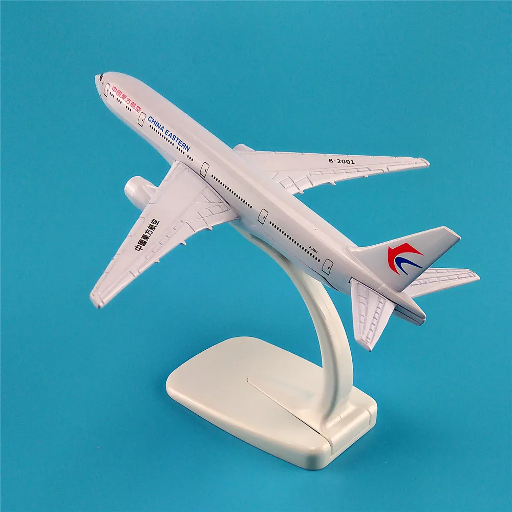 Модель воздушного самолета из сплава 16 см China Eastern Airlines B777 Aircraft Boeing 777 Airways Airplane Model w