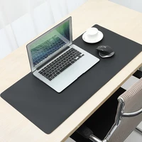 5001000mm portable home office game mousepad resting surface dining desk writing mat easy clean pu leather desk mat l
