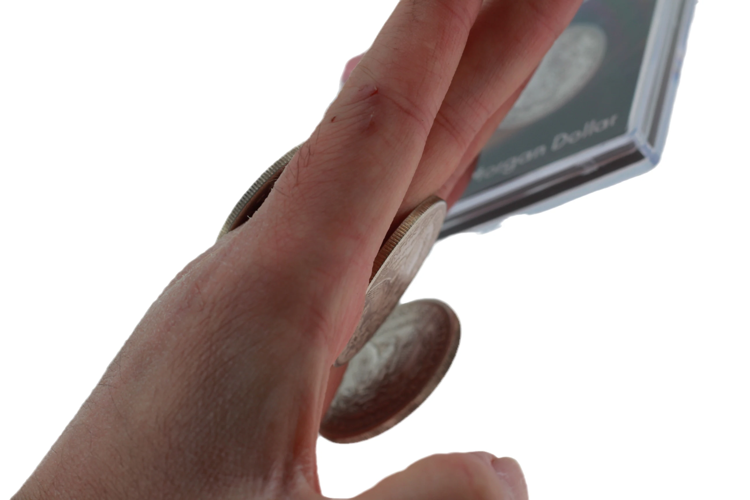 Монета могучей силы (Морган доллар) от Оливера Волшебная монета для фокусов