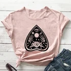 Женская футболка Ouija из 100% хлопка, футболка в эстетическом стиле