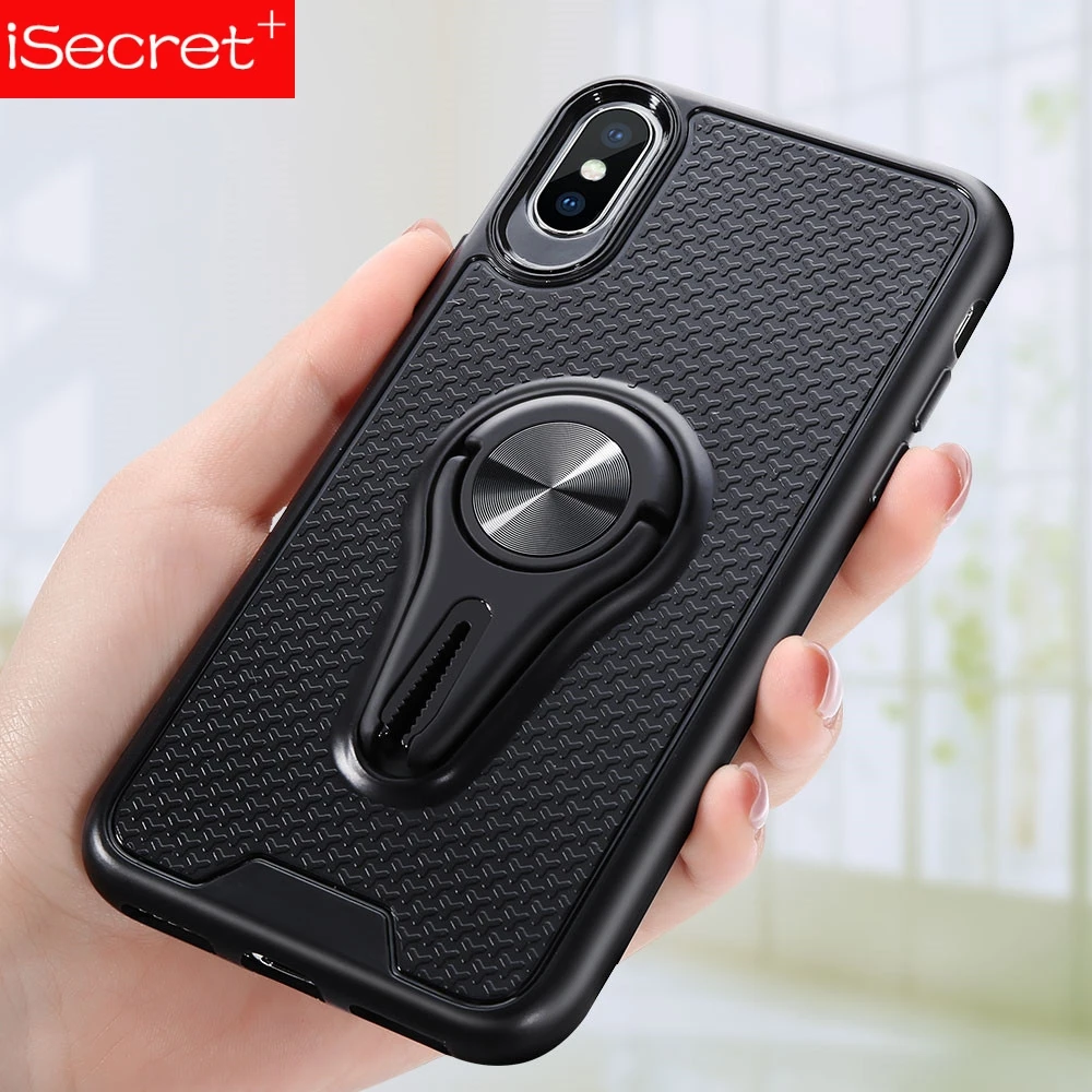 Магнитный чехол iSecret для Samsung Galaxy J2 J4 J5 J6 J7 Prime с кольцом-держателем J8 2018 чехлы |