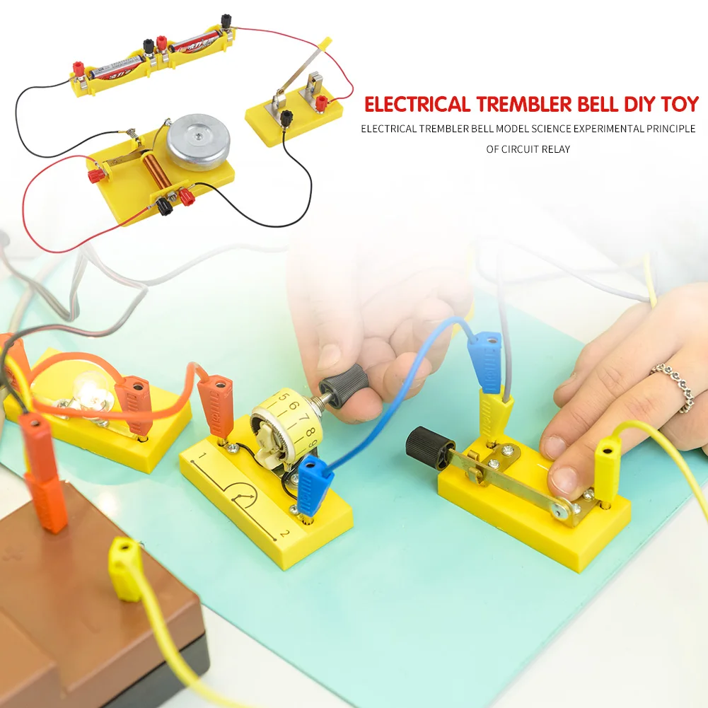 Детский Электрический тремблер модель колокольчика детские наборы для научных