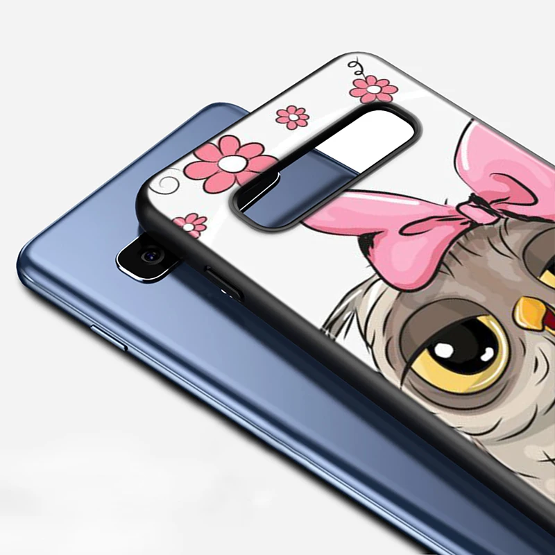

Lovely Animal Owl for Samsung Note 20 10 8 9 Plus Pro M01 M62 F62 M02 M31S M60S M40 M30 M31 M21 M20 M10 S Phone Case