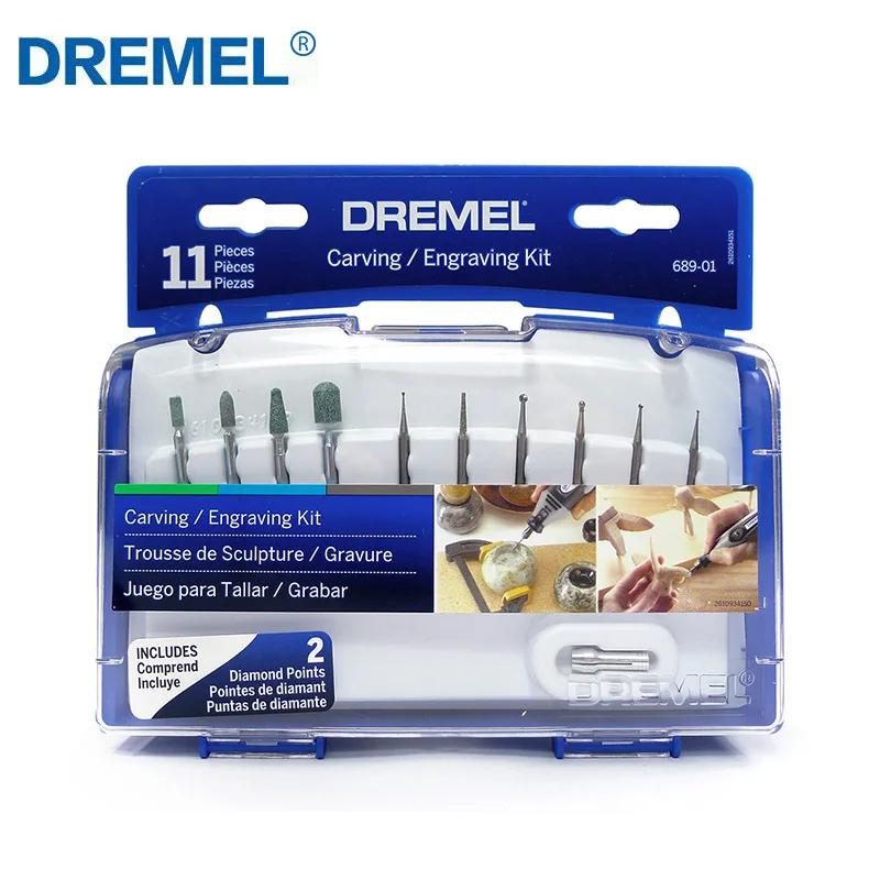 Универсальный Набор Dremel набор аксессуаров для вращающихся инструментов 687-01 686-01