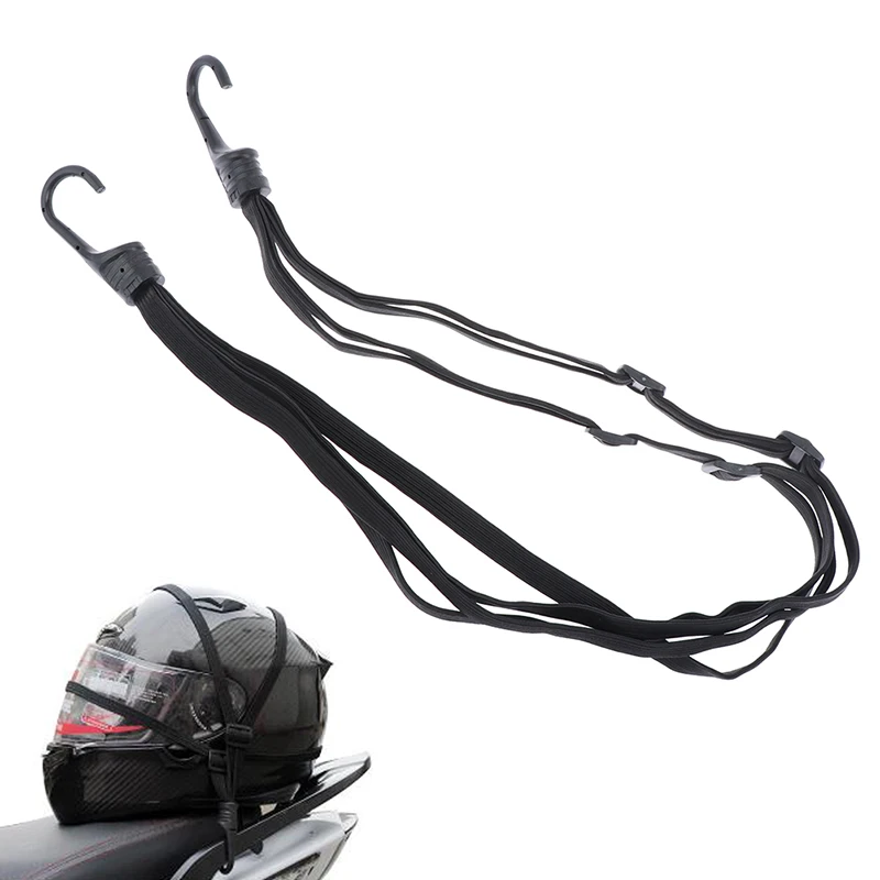 

2 крючка для мотоциклетного шлема, ремни для багажа, выдвижная эластичная веревка, фиксированный ремень, сетчатый ремень 90 см
