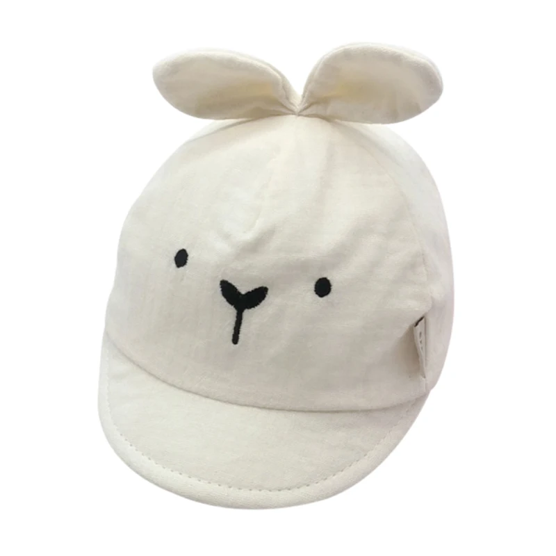 

Baby Hat Boys Girls Soft Baseball Cap Adjustable Embroided Outdoor Peaked Cap Washable Ear Decoration Kid Baby Beret22