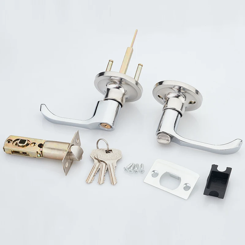 Бесшумный дверной замок из цинкового сплава для кухни замки одной ручки в ванную