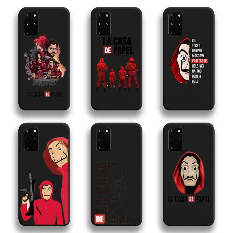 Бумажный чехол для телефона с надписью The Casa de papel Samsung Galaxy S21 Plus Ultra S20 FE M11 S8 S9 plus S10 |