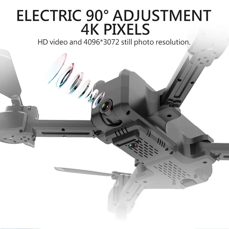 KF607 WI-FI FPV RC складной Дрон широкоугольная HD 1080P 4K Камера Безголовый режим