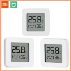 Термометр XIAOMI Mijia Bluetooth 2, беспроводной умный электрический цифровой гигрометр, работает с приложением Mijia