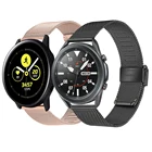 Ремешок для часов Galaxy Watch 3 Band, металлический браслет из нержавеющей стали с плетеной сеткой, аксессуары для Galaxy Watch Active 2, 20 мм 22 мм