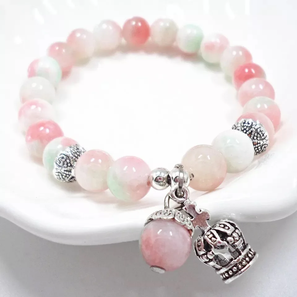 Романтические винтажные браслеты для женщин с подвеской в виде короны