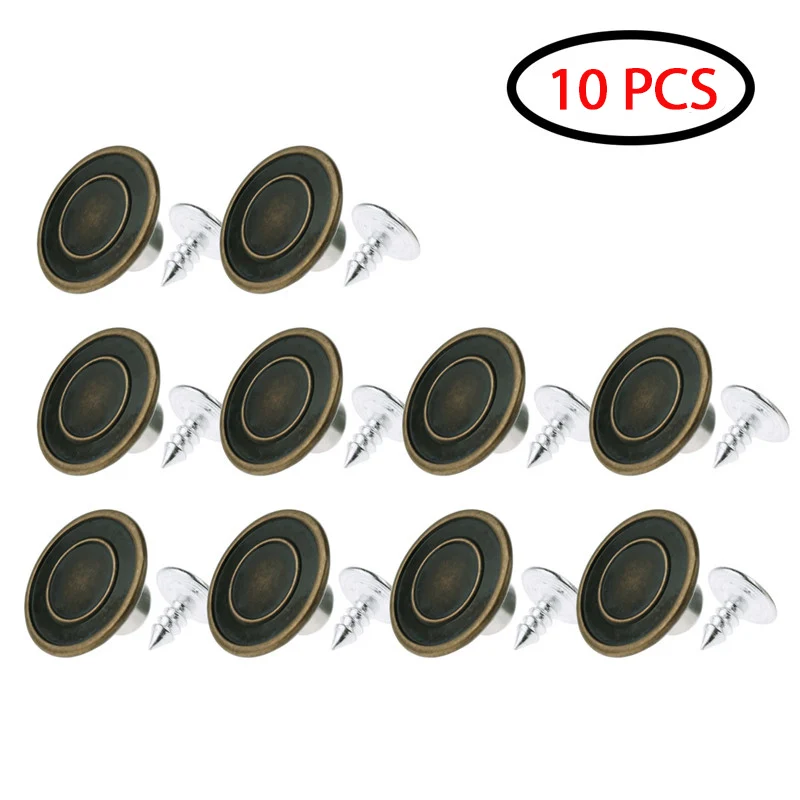 10 шт. 50 металлические пресс шпильки Швейные Кнопки аксессуары с наборы для