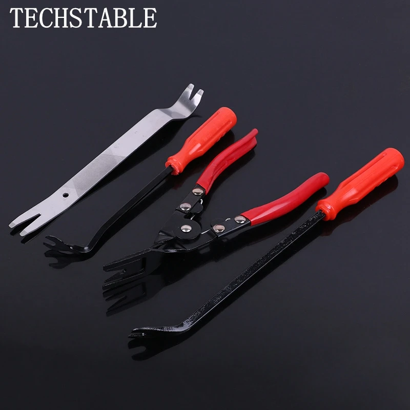 TECHSTABLE 4 шт. Набор отверток 6 &quot8&quot стальная отвертка локоть дверь демонтажный