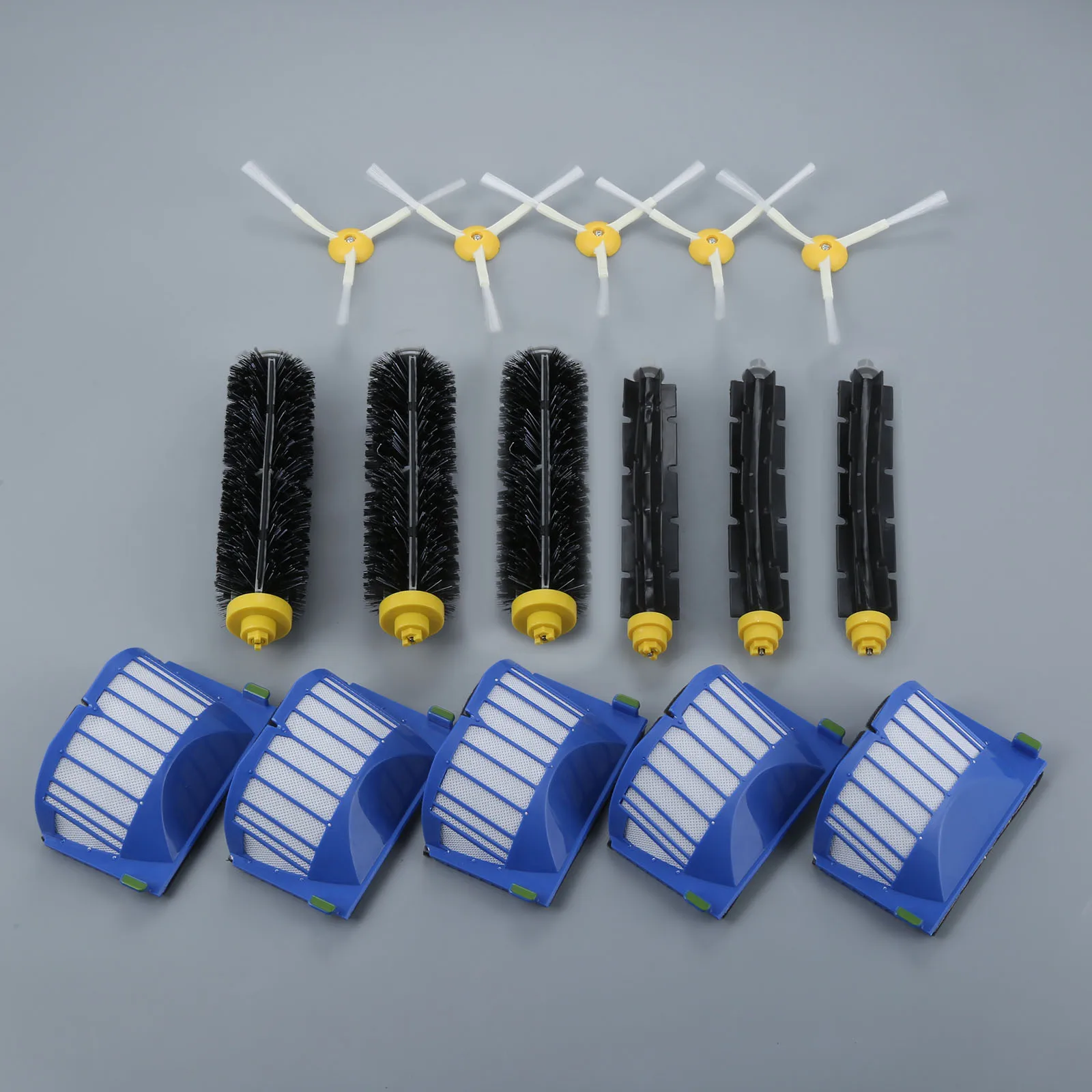 16pcs/set Replacement Part Kit Maintenance fits for Roomba 600 620 630 650 660 675 690 Vacuum Clean Robot Brushes HEPA Filter |