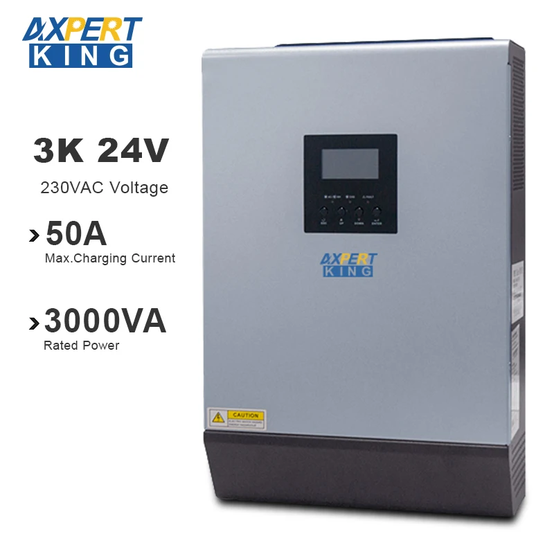 Солнечный инвертор 3KVA 2400W 24V 220V Гибридный по ограничению на использование опасных