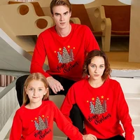 new matching family christmas sweaters cute christmas tree letters print ugly family shirts matching outfit for family pictures